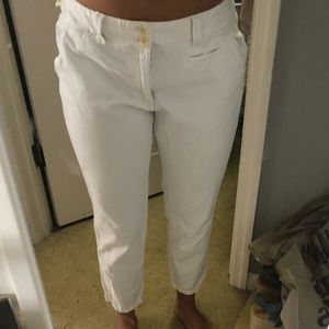 White American Eagle ankle pants